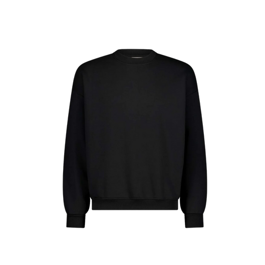 BASICS BLACK CREWNECK