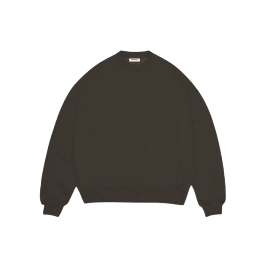 BASICS COFFEE CREWNECK