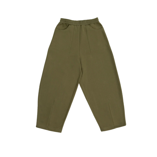 BASICS FOREST STRAIGHT-LEG SWEATS