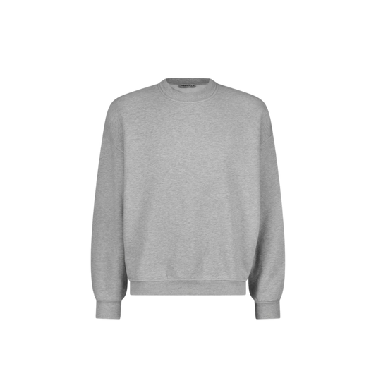 BASICS HEATHER CREWNECK